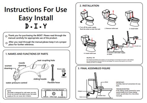 Installation - LAVISH BIDET