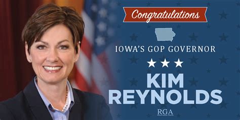 RGA Congratulates Iowa Governor Kim Reynolds