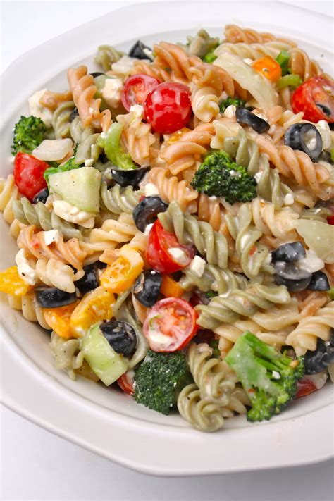 The Best Creamy Italian Pasta Salad | I Heart Recipes