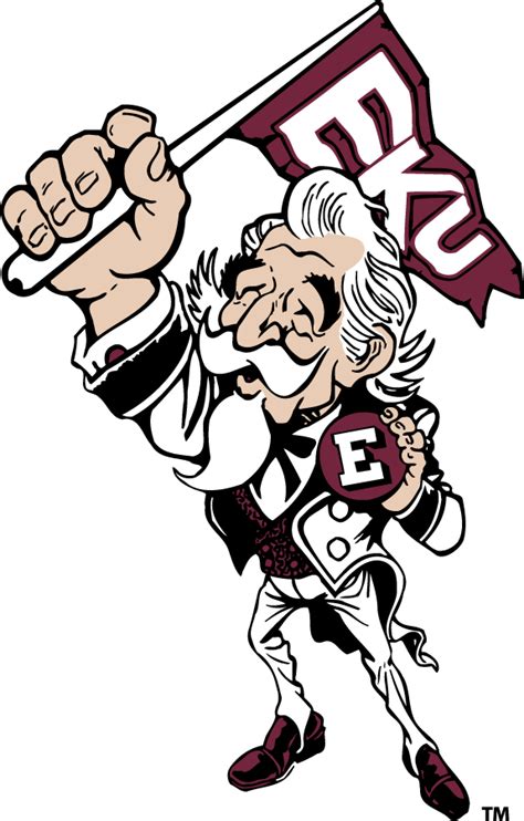 Eastern Kentucky Colonels Logo - Primary Logo - NCAA Division I (d-h) (NCAA d-h) - Chris Creamer ...