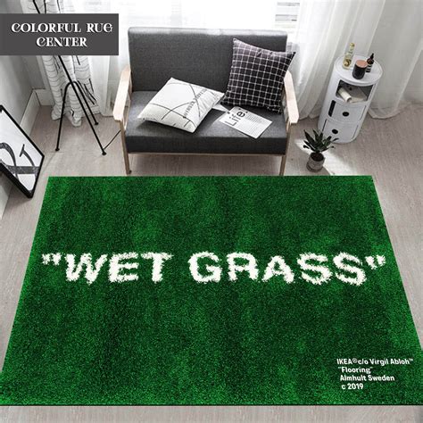 Wet Grass Wet Grass Rug Wetgrass Wet Grass Pattern Rug - Etsy