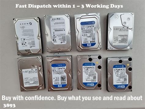 Joblot of 8 x HDD (Desktop HDD). Different brands and sizes | eBay