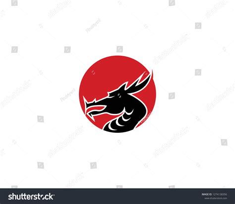 Dragon Head Vector Illustration Stock Vector (Royalty Free) 1274138356 ...