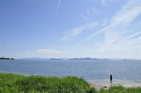 HD wallpaper: Lake Biwa, Lake Biwa In Shiga Station, biwa lake in september | Wallpaper Flare