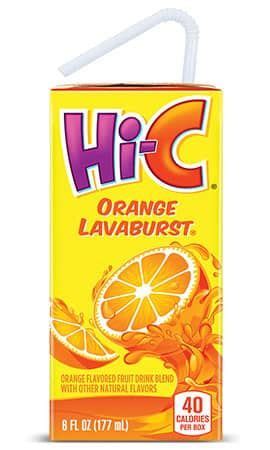 Learn more about Hi-C® and find clear nutrition information about Hi-C® Orange Lavaburst here ...