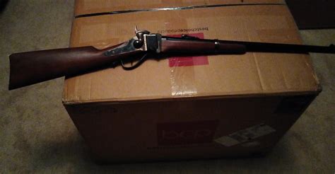 My new Pedersoli Sharps Cavalry Carbine in .45/70 : blackpowder