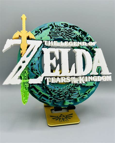 Free STL file Zelda Tears of the Kingdom Logo・Model to download and 3D print・Cults