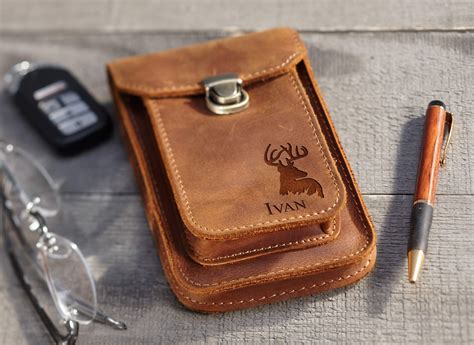 Personalized Belt Cell Phone Case, Vertical Leather Cell Phone Case ...