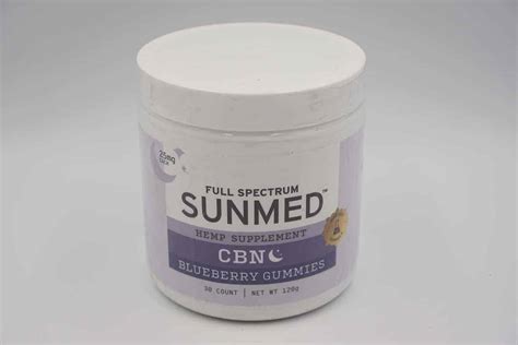 SUNMED CBD Full-Spectrum CBN Vegan Gummies