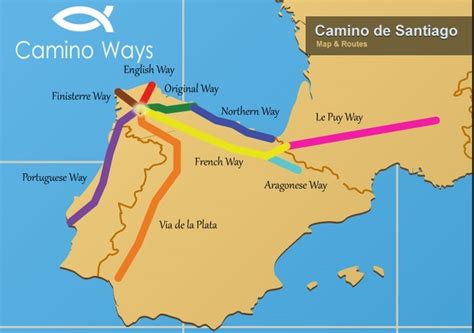 Camino De Santiago Map Distances