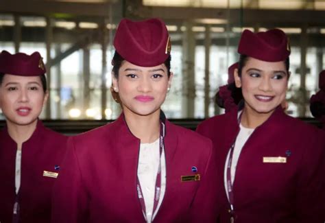 Qatar Airways Cabin Crew Uniform