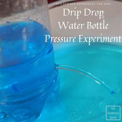 Drip Drop Bottle-Water Bottle Pressure Experiment