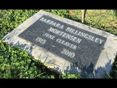 FAMOUS GRAVE TOUR: Leave It To Beaver Barbara Billingsley JUNE CLEAVER ...