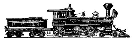 Clip Art, Old Steam | Train silhouette, Model trains, Train