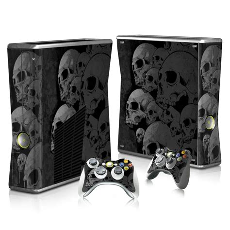 Black Skull Whole Body Protective Vinyl Skin Decal Cover For Microsoft ...