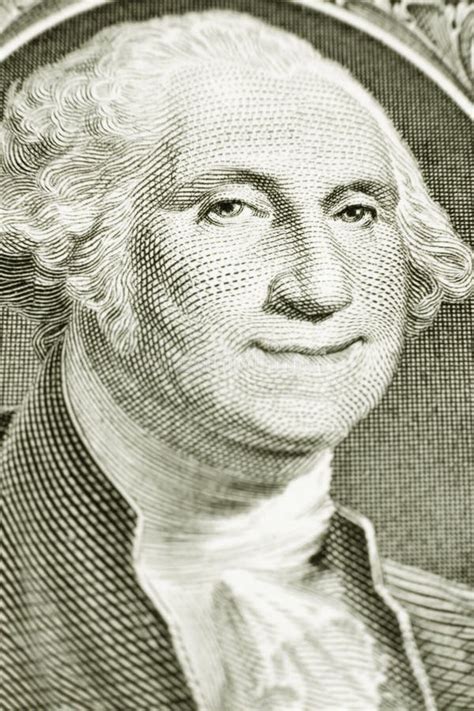 One Dollar Bill With Smiling George Washington Stock Image - Image of body, affection: 40714337