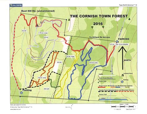 Town Forest Maps | Cornish New Hampshire