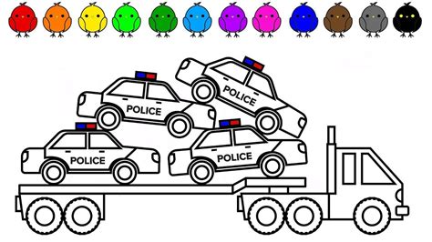 Car Carriers Coloring Pages - Dejanato