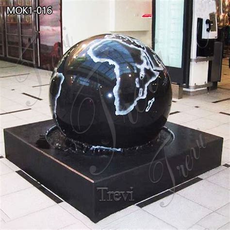 Marble Rolling Sphere Water Feature Globe Fountain for Sale