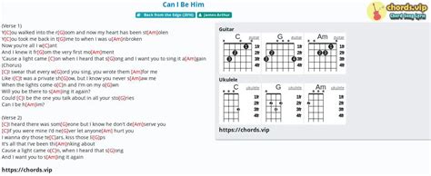 Chord: Can I Be Him - tab, song lyric, sheet, guitar, ukulele | chords.vip