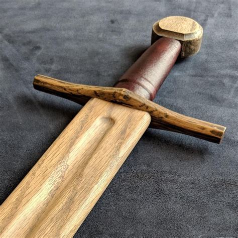 14th Century Arming Sword - Type XVI Blade - Wood Sword | Arming sword, Wooden sword diy, Sword ...