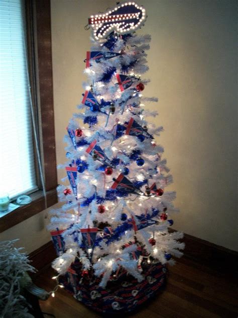 Buffalo Bills Christmas Tree. I placed a piece of Buffalo Bills ...