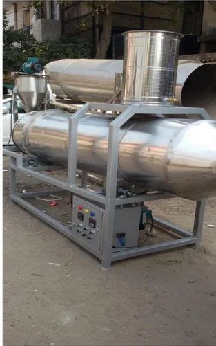 Rotary Drum Roaster Machine, For Industrial at ₹ 135000 in Noida | ID: 27278820555