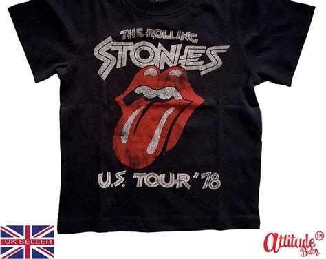 Rolling Stones T Shirts-Us Tour Tee-The Stones-Mick Jaggers Tongue- Merchandise- Presents