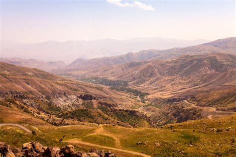 Hills and Valley View in Armenia, Caucasus Stock Photo - Image of ...