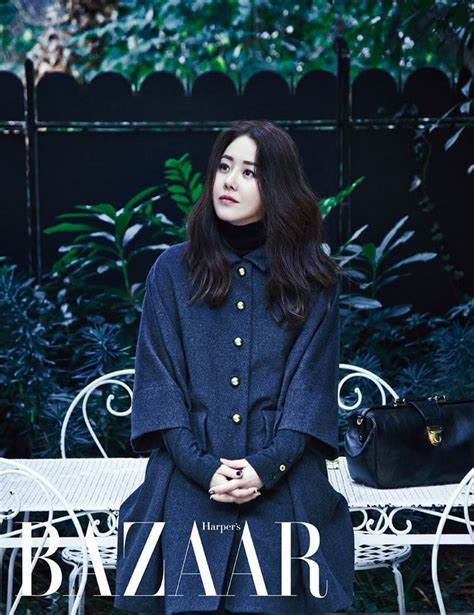 Go Hyun Jung Bundles Up In Some Sweet Coats For Harper’s Bazaar Korea’s November 2014 Issue ...