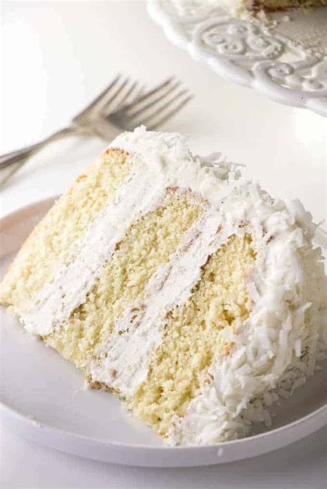 Coconut Cake with Coconut Butter-Cream Frosting - Savor the Best