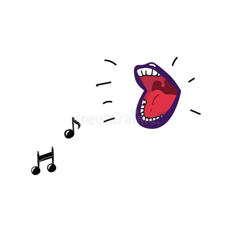 Singing Mouth Stock Illustrations – 1,227 Singing Mouth Stock Illustrations, Vectors & Clipart ...