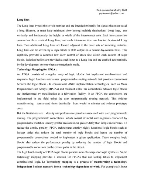 UNIT-II CPLD & FPGA Architectures and Applications | PDF