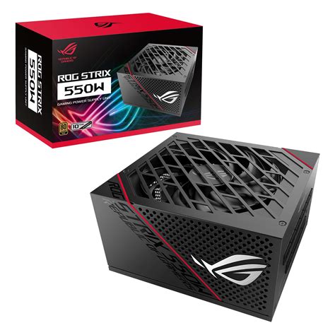 Buy ASUS ROG Strix 550W Gold PSU, Power Supply (ROG heatsinks, Axial-tech fan design, dual-ball ...