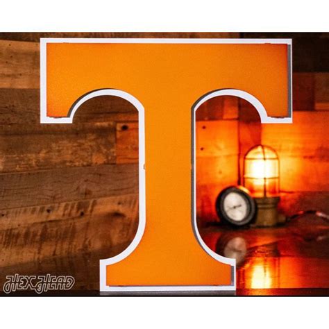 TN - Tennessee Power T Logo 3D Metal Art - 17.5" X 17.5" - Alumni Hall