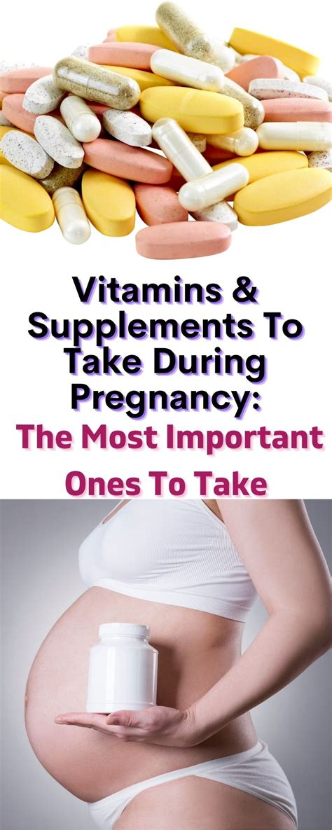 Most Important Vitamins For Pregnancy