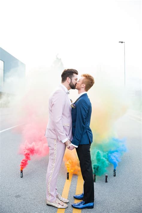 Cameron and Daniel | LGBTQ+ Weddings Over the Years | POPSUGAR Love & Sex Photo 11