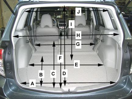 2010 Forester Interior