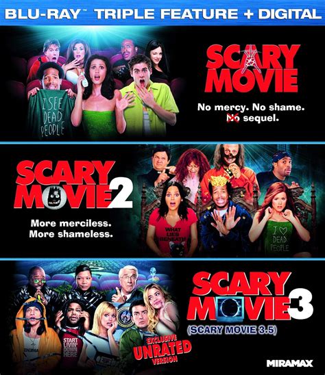 Scary Movie Collection (Blu-ray + Digital) : Carmen Electra, Shawn Wayans, Marlon Wayans ...