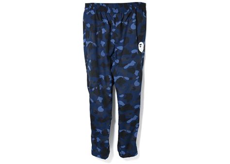 BAPE Color Camo Track Pants Navy Men's - SS18 - US