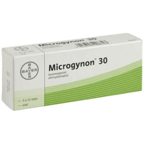 Buy Microgynon Contraceptive Pill Online