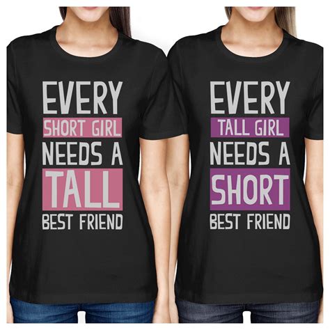 365 Printing - Best Friend Shirts - Short and Tall Best Friends BFF ...