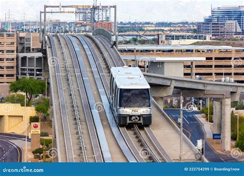 Sky Train Airport Shuttle People Mover Phoenix Sky Harbor Airport in Arizona Editorial Stock ...