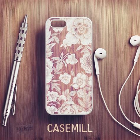 Wood Floral iPhone 6 Case Floral iPhone 6s Case iPhone Xs Case | Etsy