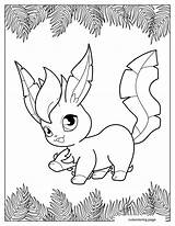 Leafeon Coloring Pages20  Free Printable coloring pages Cute sketch template