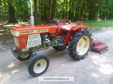 1980 Yanmar 1500 Diesel Tractor W/ Attachments