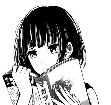 Anime Girl Reading Manga