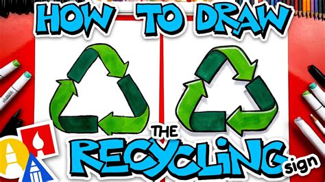 Comment dessiner le symbole de recyclage