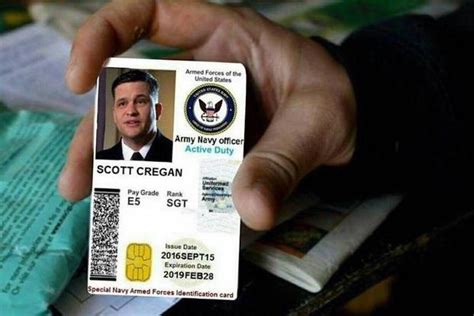 Fake retired military id card - matehon