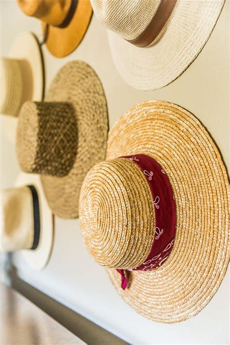 How to Create a Hat Wall Display | Modish & Main | Wall display, Hanging hats, Decorating blogs